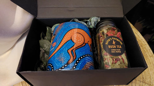 Bush Tea 20g in Glass Jar + MUG (GIFT BOX)