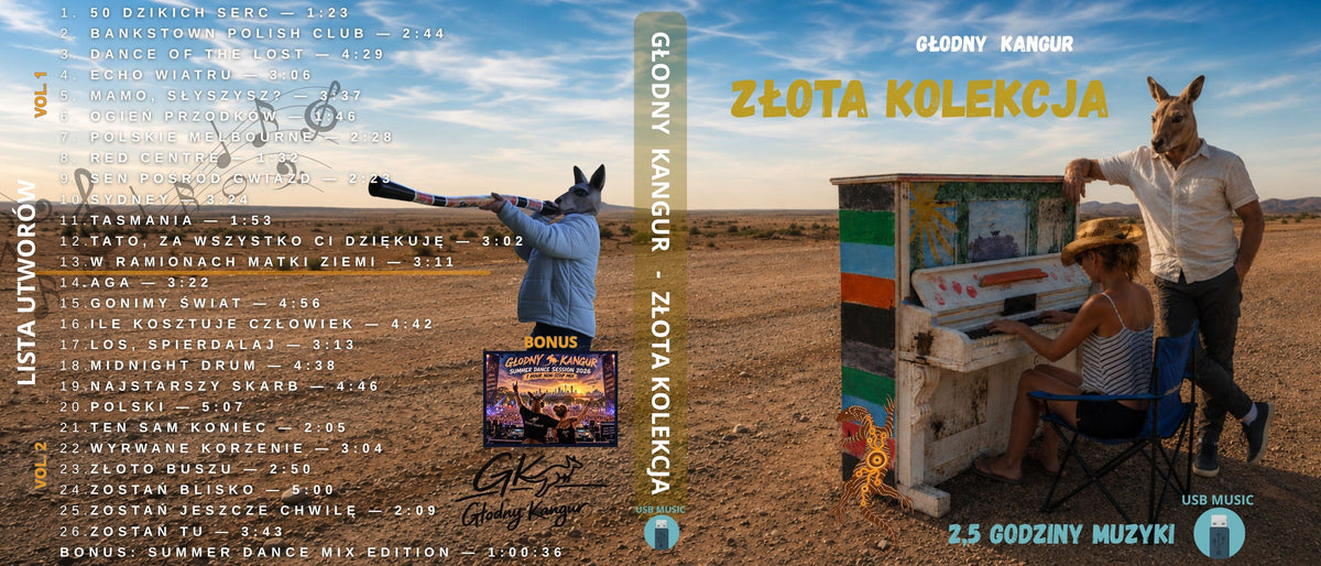 GŁODNY KANGUR – ZŁOTA KOLEKCJA - USB MUSIC