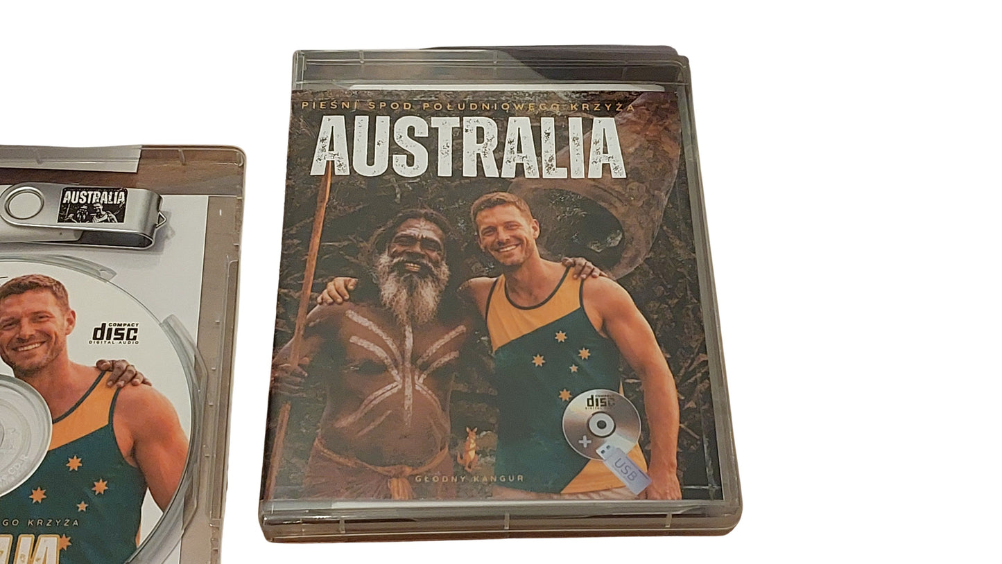 AUSTRALIA Pieśni spod Południowego Krzyża – CD + USB