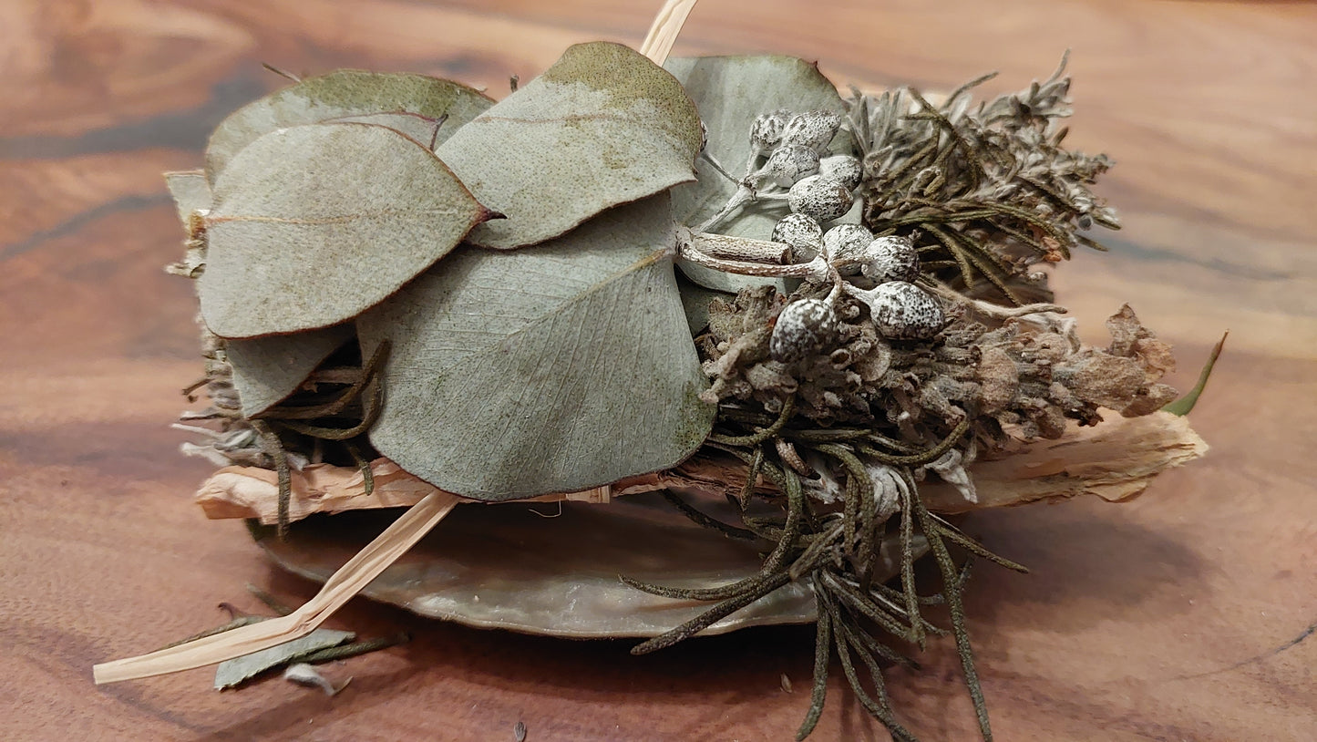 TRADITIONAL HEALING STICK – ABALONE SHELL EDITION