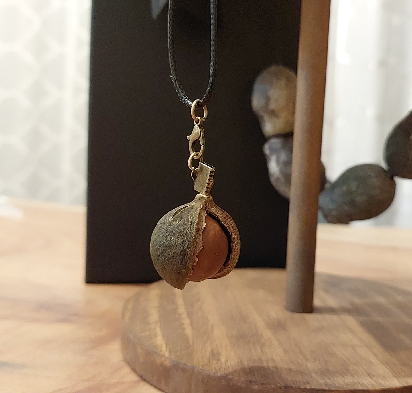 Macadamia Nut Pendant Necklace