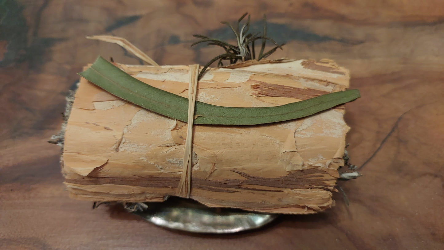 TRADITIONAL HEALING STICK – ABALONE SHELL EDITION
