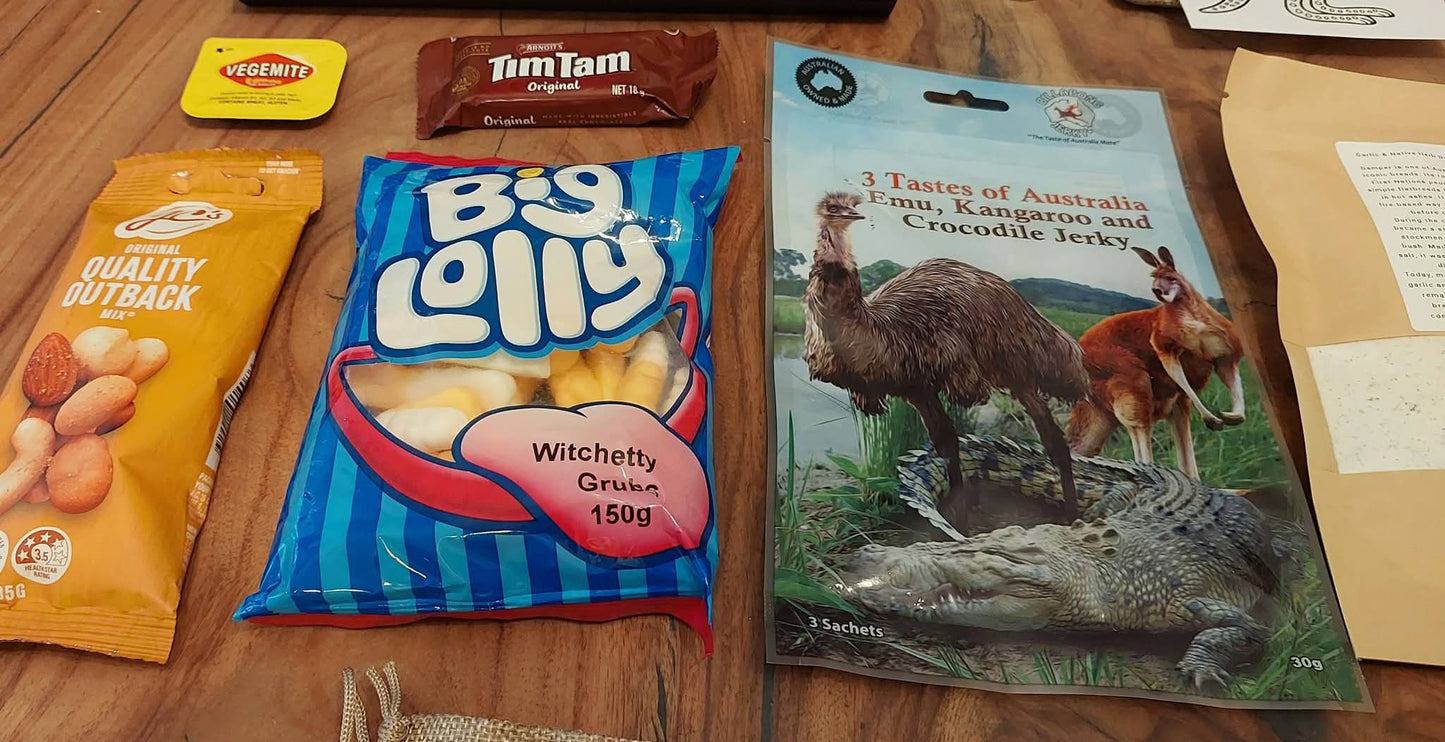 LITTLE AUSTRALIA IN A BOX
Ultimate Gift Box – 30 Authentic Australian Items
