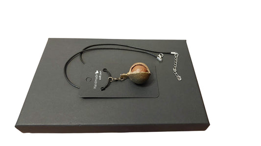 Macadamia Nut Pendant Necklace